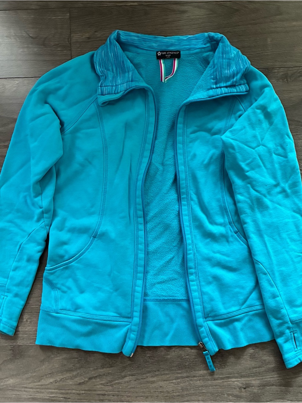 Tuff athletics cerulean blue sports jacket